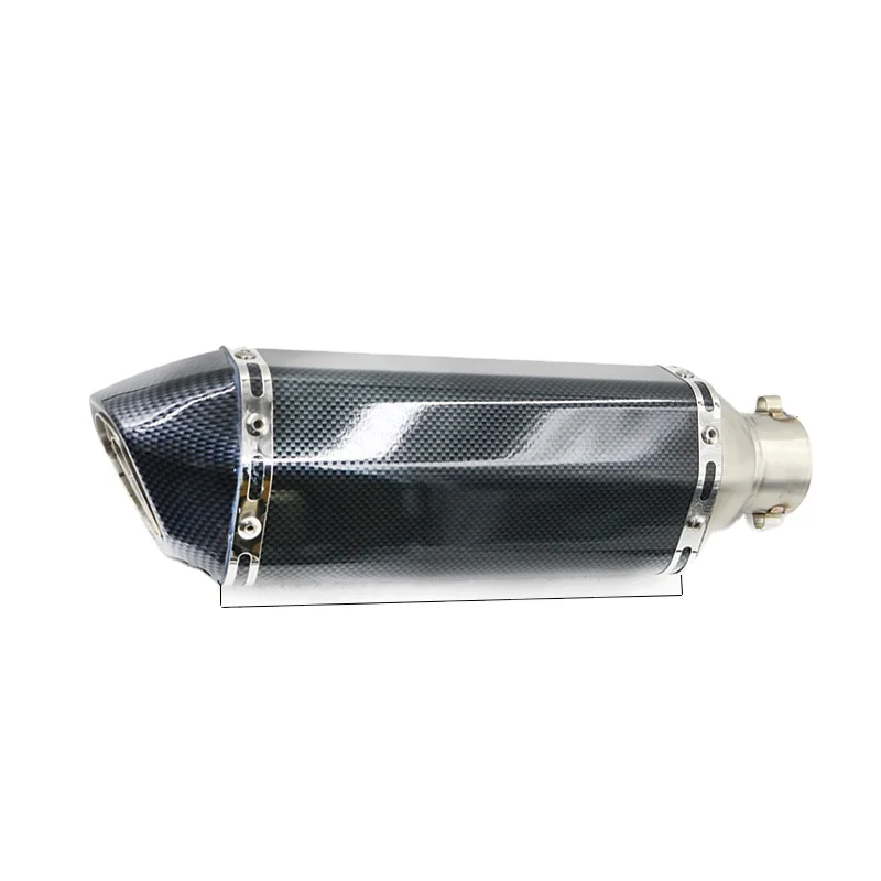 Универсальный Мотоцикл выхлопная труба глушитель двигатель Escape moto левый и правый для RC390 Z800 GSXR750 TMAX530 XMAX300.250 CBR500 mt09