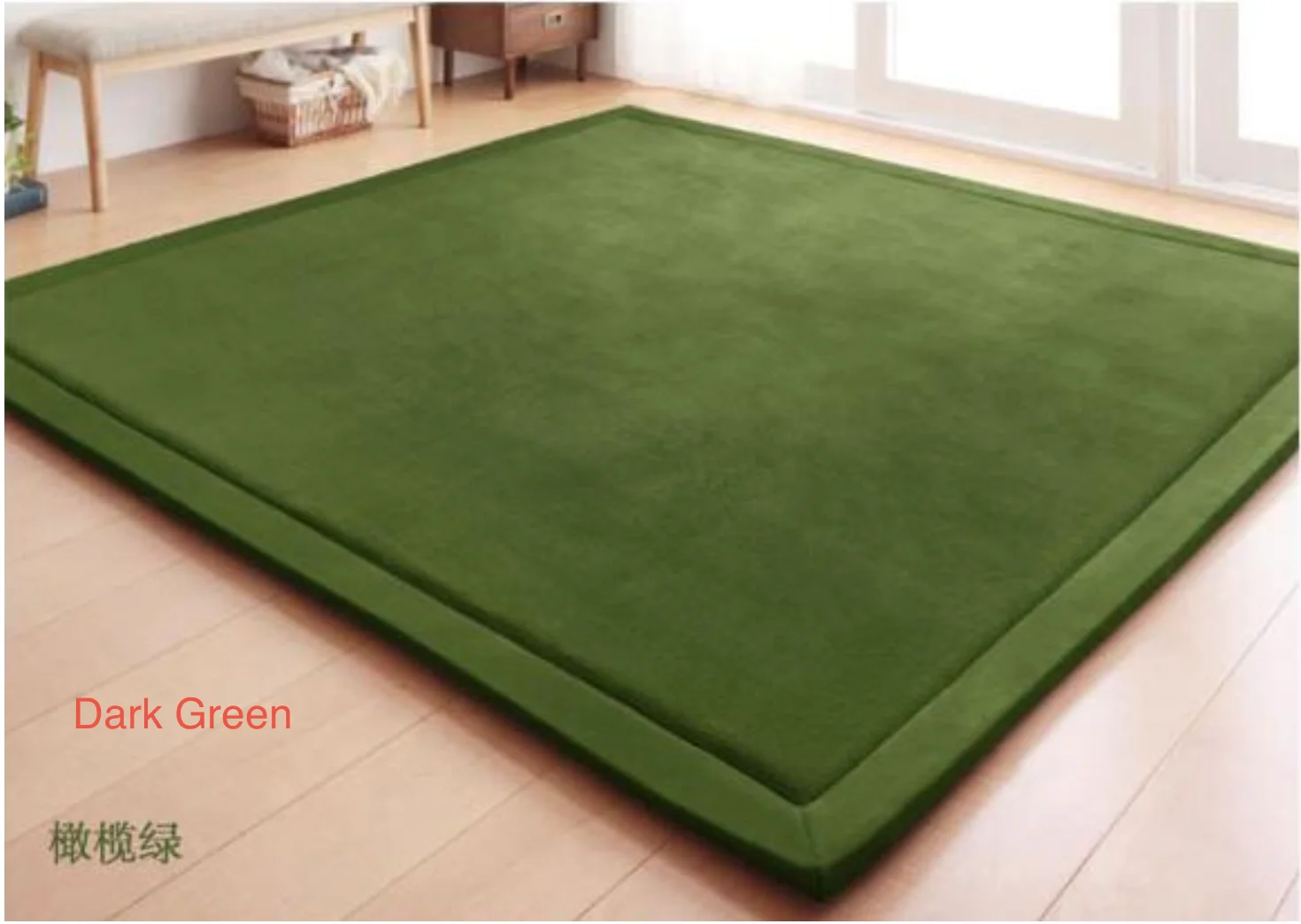 Super Soft Flannel Kids Play Tatami Mat in Rich Colors for Election