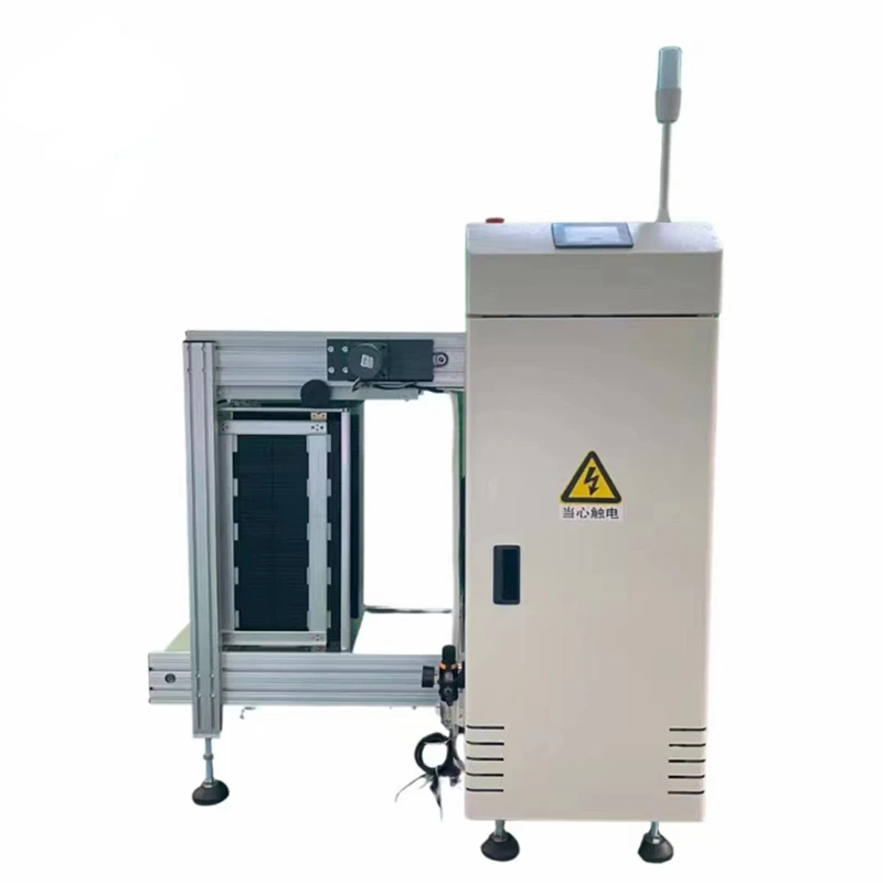 automatic SMT PCB magazine loader machine for SMT assembly line load 3 PCB magazines
