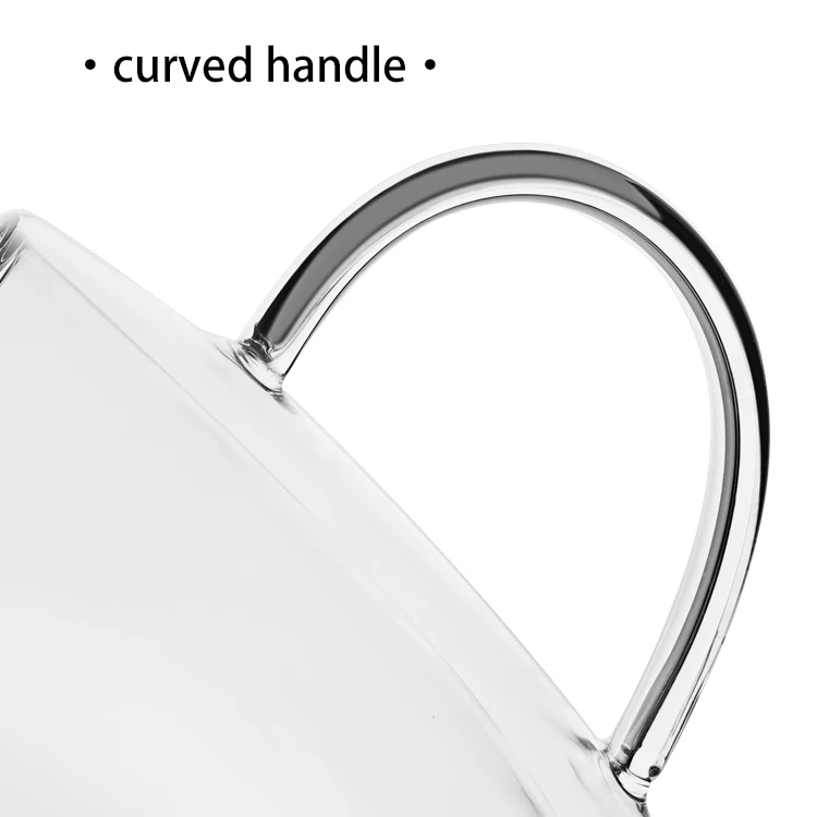 
Wholesale OEM Household Drink Glass Double Wall Glass Tea and Coffee Cups 