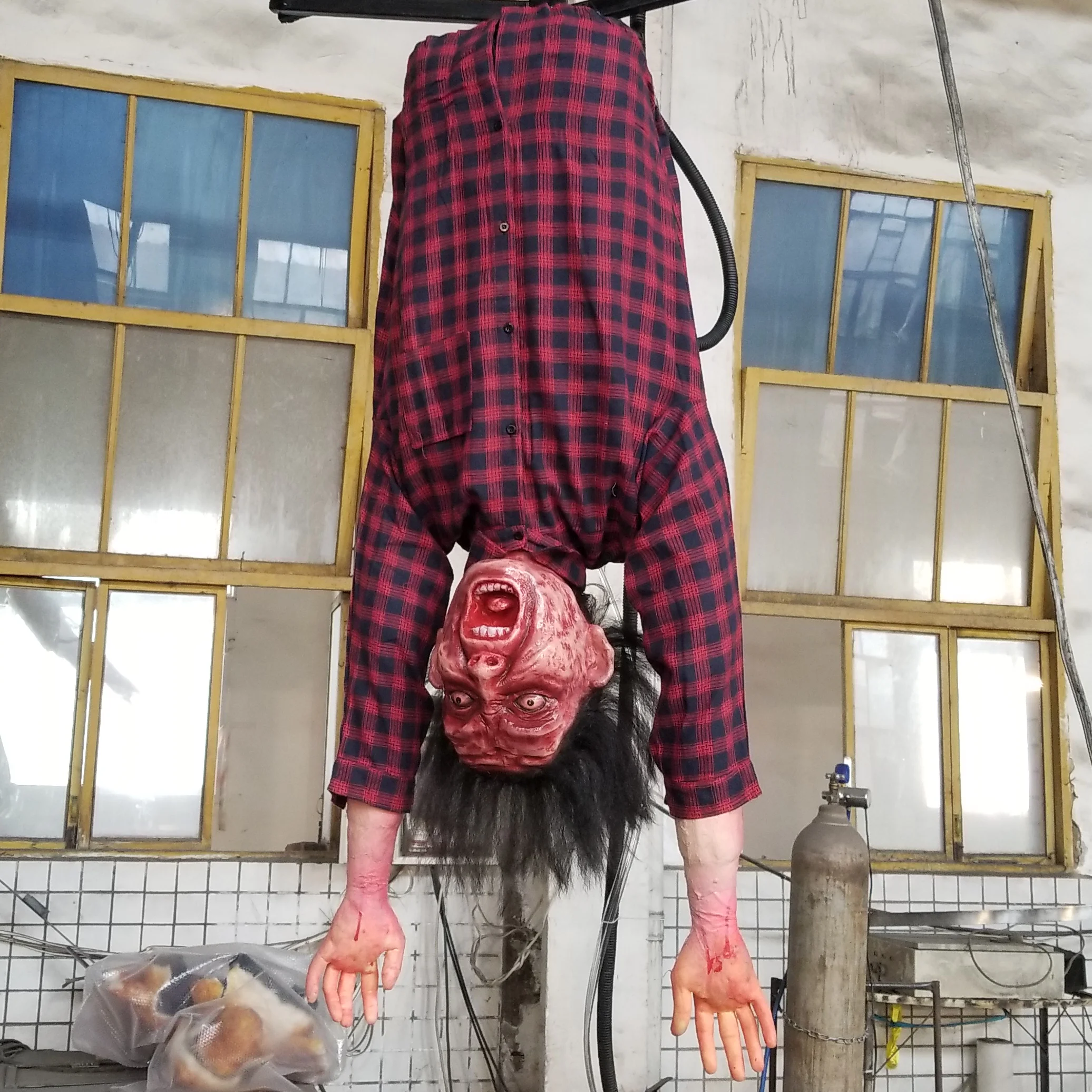 New Product Customizable Best Craftsmanship Pneumatic Roaring Ghost Model for Halloween Events DINOSKY