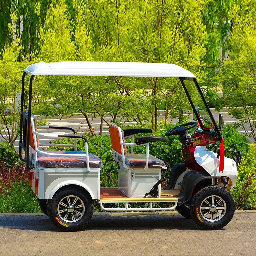 China Cheap Price 4 Wheel Sightseeing Scooter Car Golf Buggy Electric Club Golf Cart For Travel