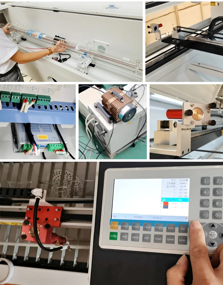 Factory Supply 1390 CO2 Laser Cutting and Engraving Machine Automatic with 80W Power for Metal Nonmetal Wood Crystal Rubber