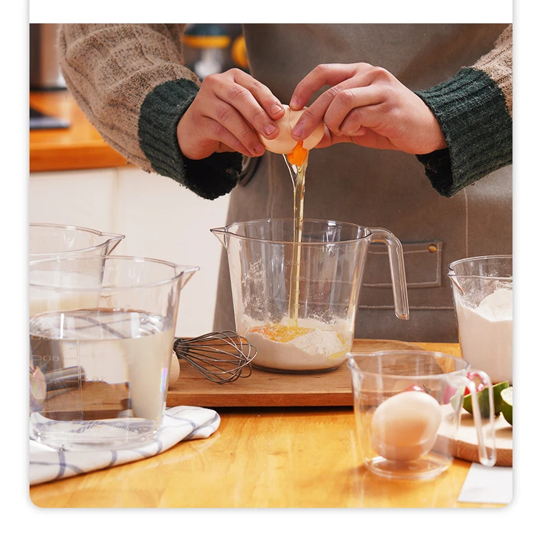 Kitchen Tool With Graduated Baking With A Large 1-1.4 L Cup Cup Measuring Plastic Measuring Cup