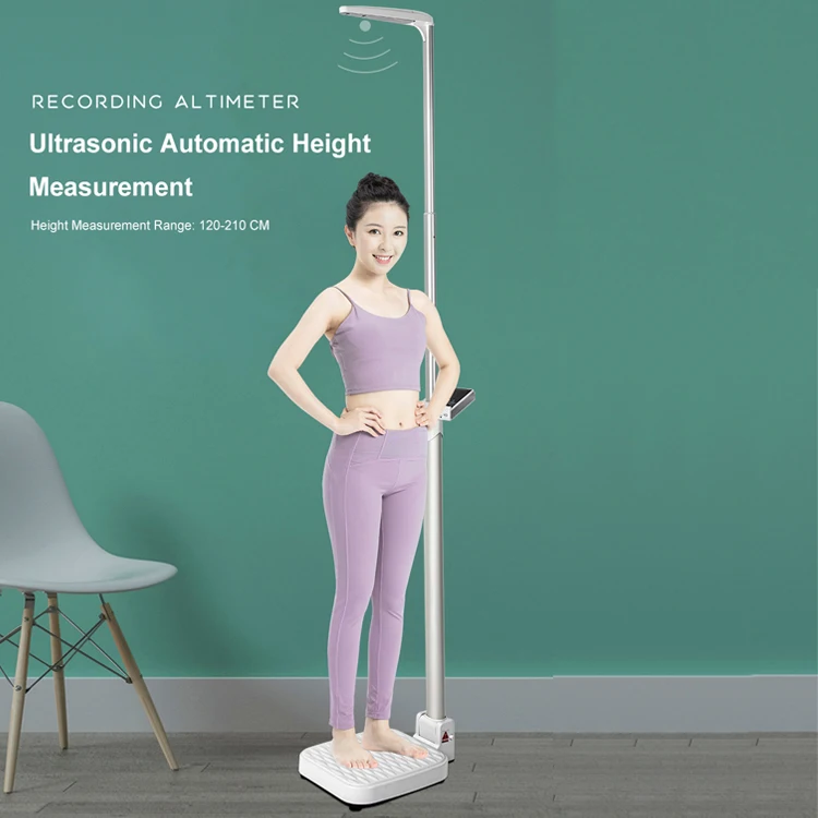 BT Wireless App Control Body Weighing Scale Medical Use Electronic Height And Weight Scale