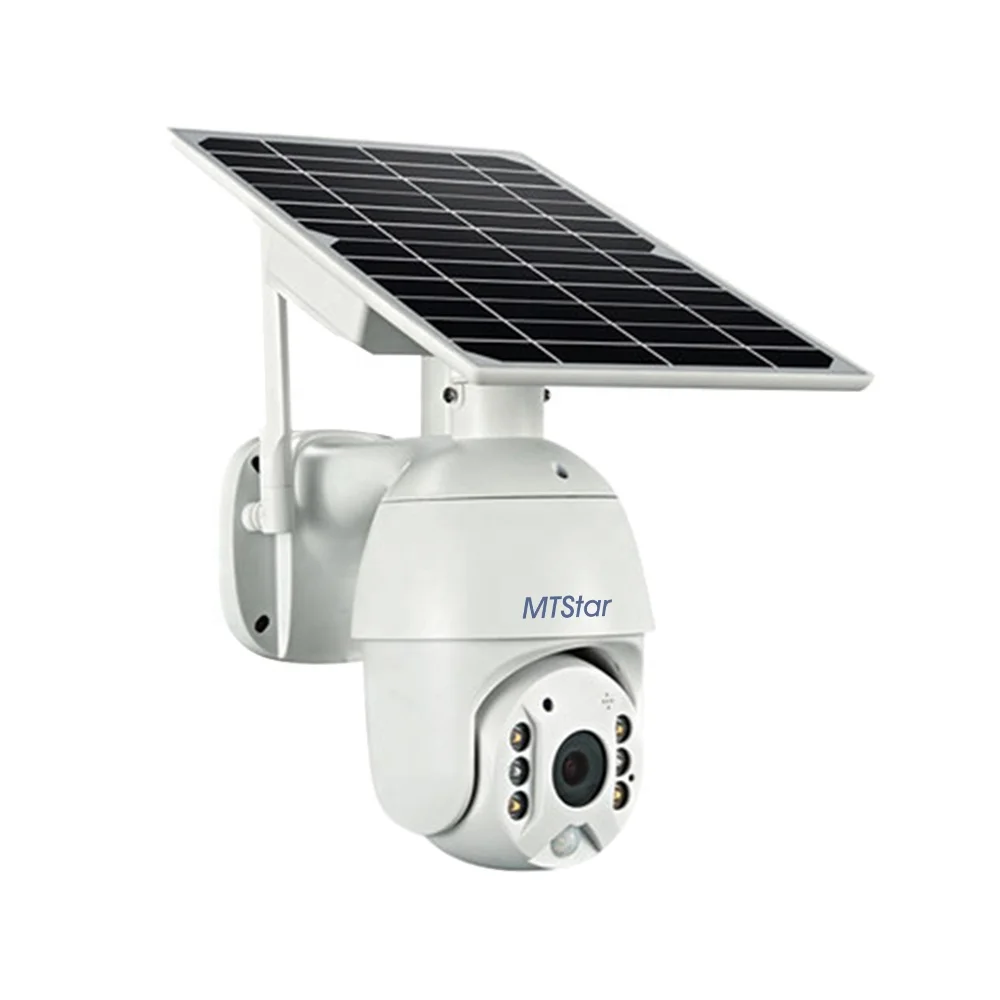 Battery operated Wireless Solar camera 4G Outdoor Dome 4G PTZ Camera IP 1080p HD Camara de Seguridad CCTV Security IP Camera