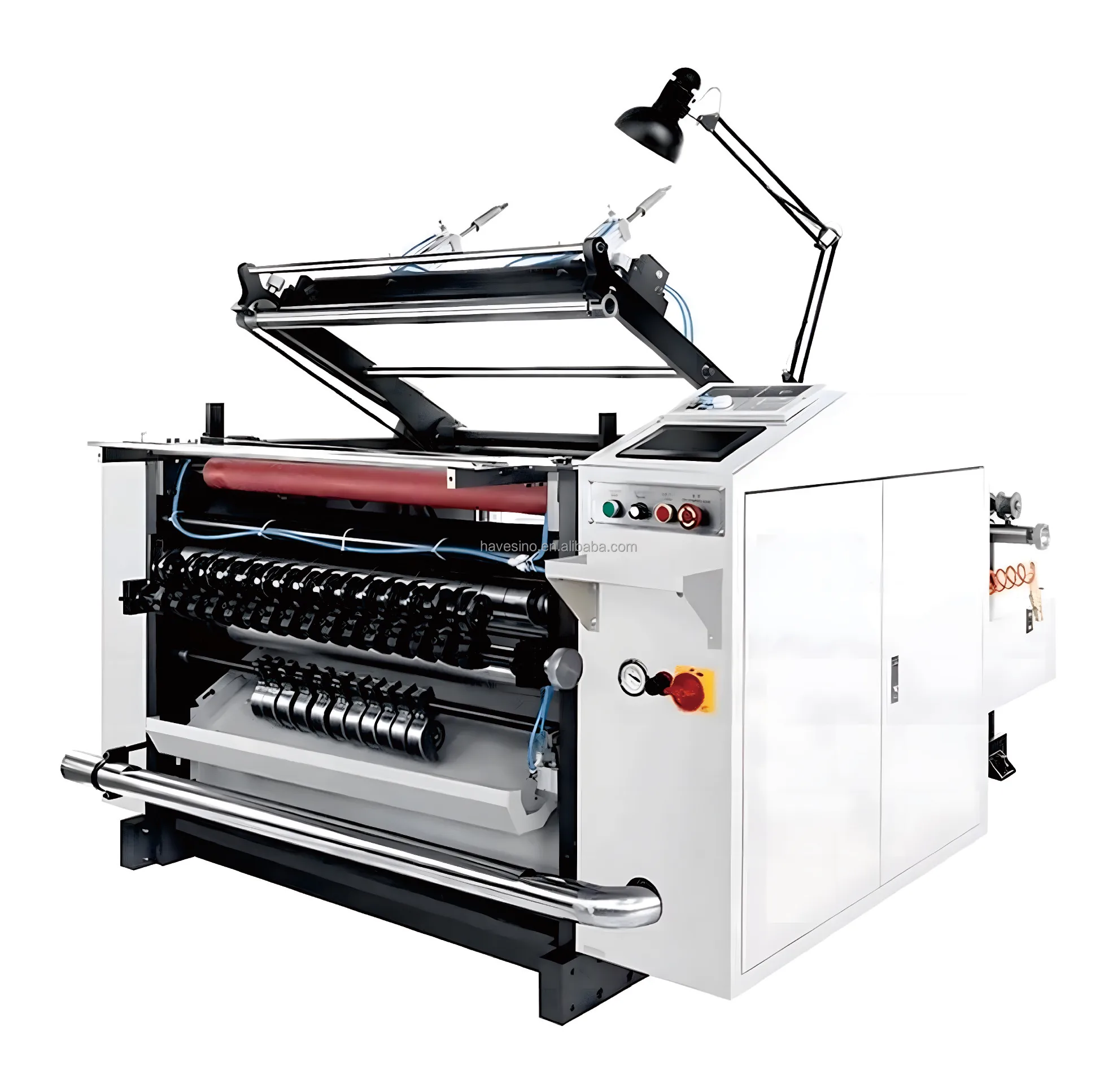 Efficient Cash Register Roll Slitter Rewinder with Low Maintenance Costs Core and Coreless Shafts Available