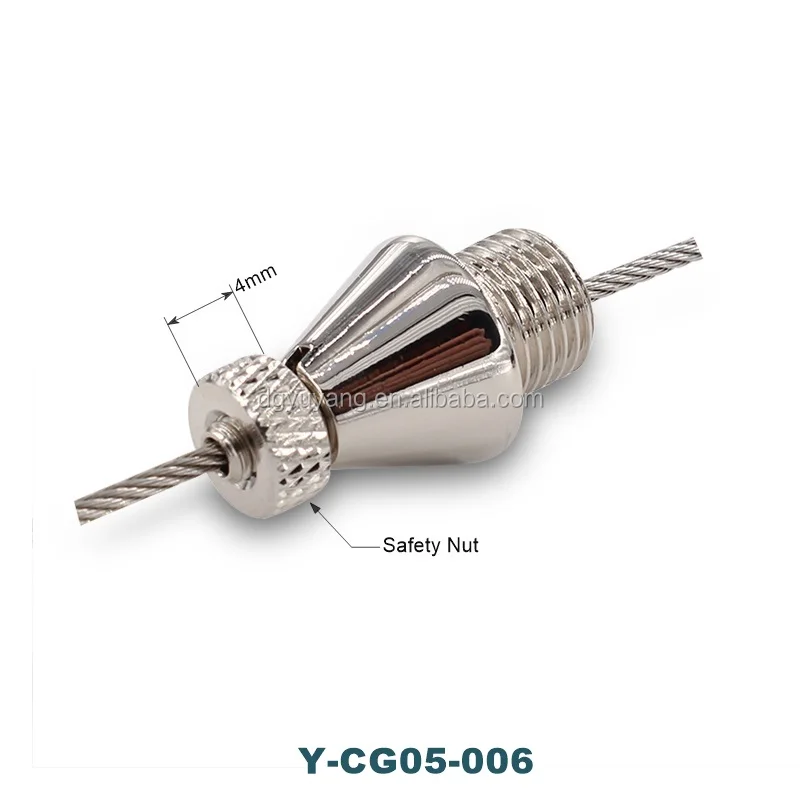 Нижний выход Кабельный захват с регулируемой петлей для легких подвесных комплектов приложений