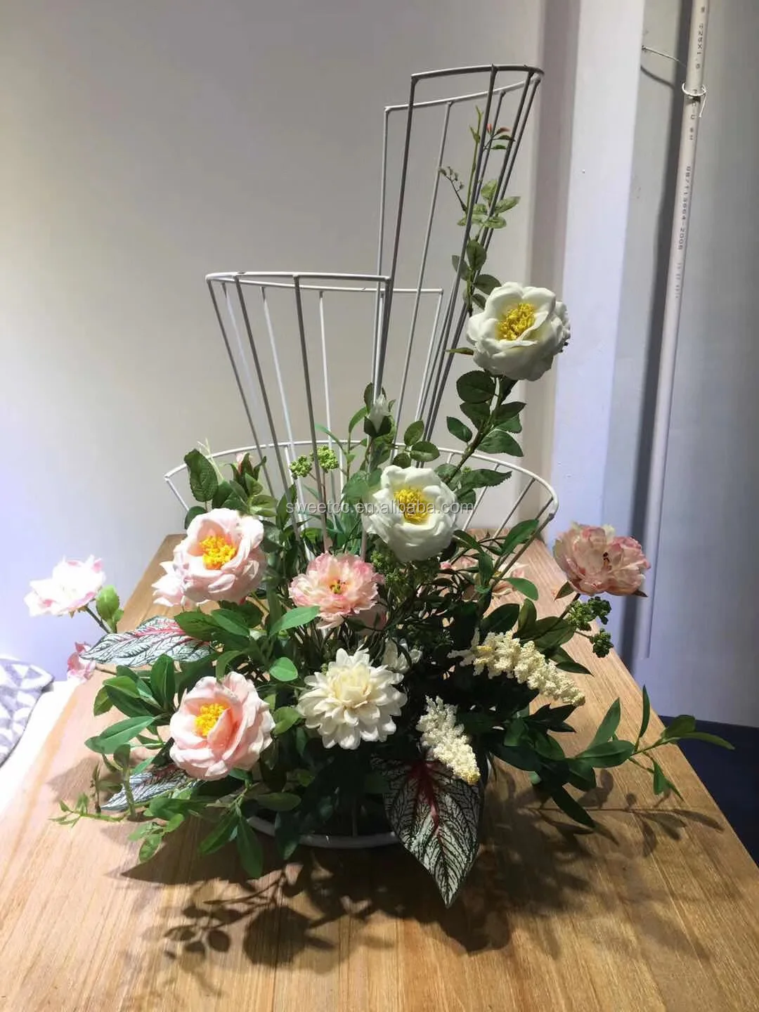 2019 fashion design wedding decor flower stand for wedding stage evnt decoration