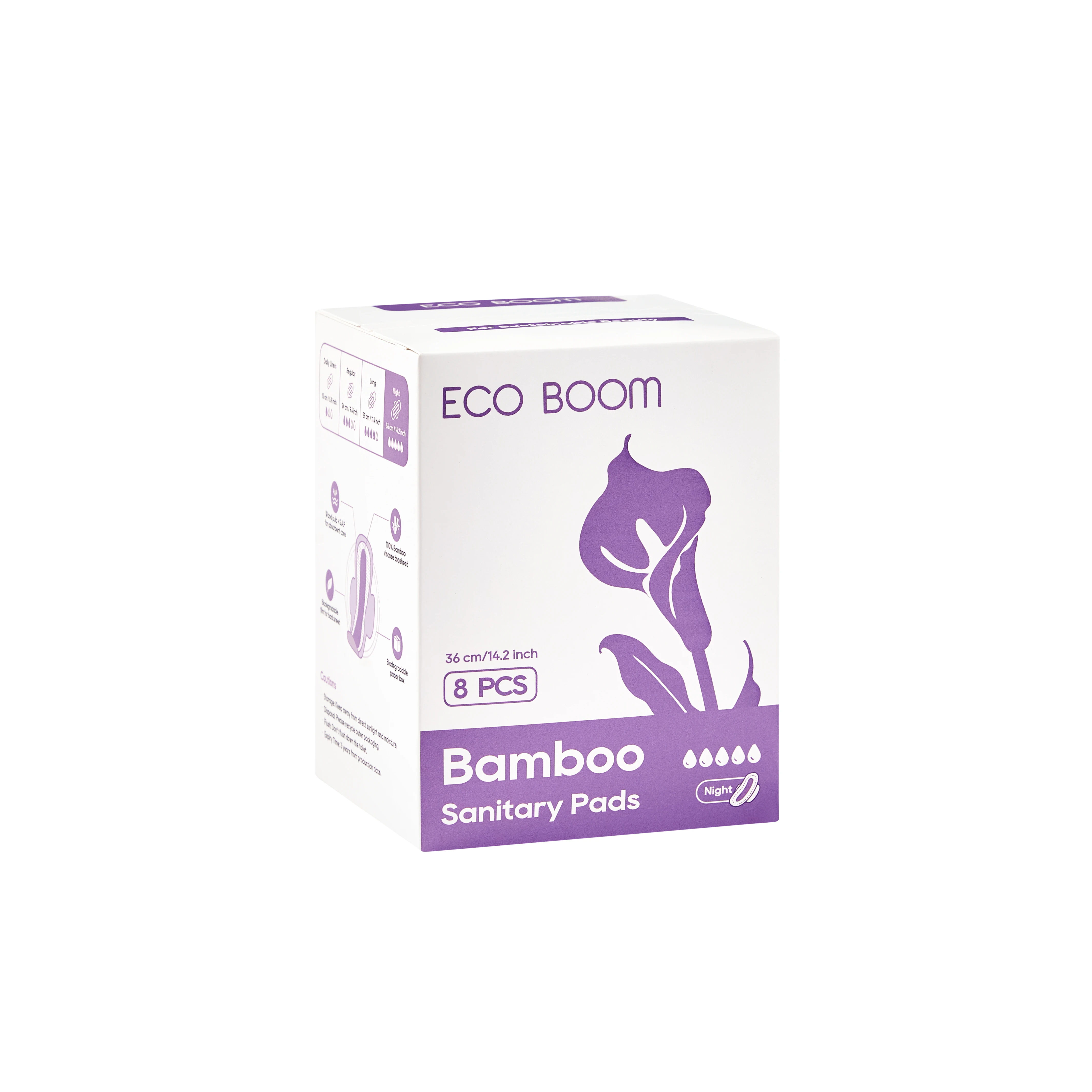 ECO BOOM eco ecological ecologic natural leakage prevent leak guard distributor company feminine napkin
