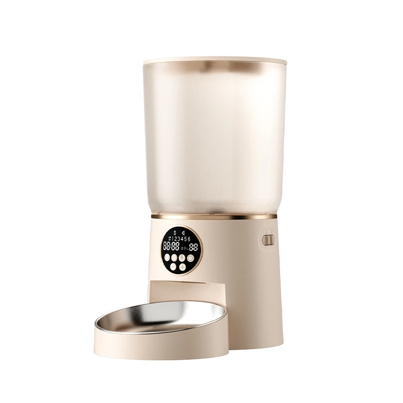 Ooopspet Factory Direct Sale 2.6l Detachable Design Nutri Vision Mini Auto Pet Feeder With App Remote Control