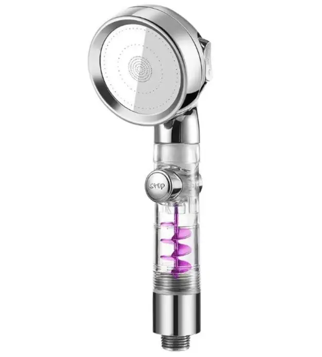 Factory Cheap Price New Turbocharged Shower Head 3 Modes High Pressure Adjustable PP Cotton Filter Handheld Shower