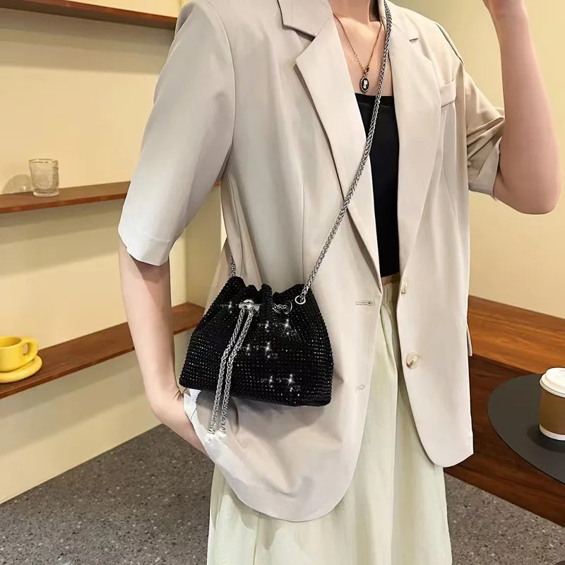 ZHUIYU cheap Price new fashion female Chain Pearl bag Wedding Purses Evening clutch handBag bucket bag supplier for women