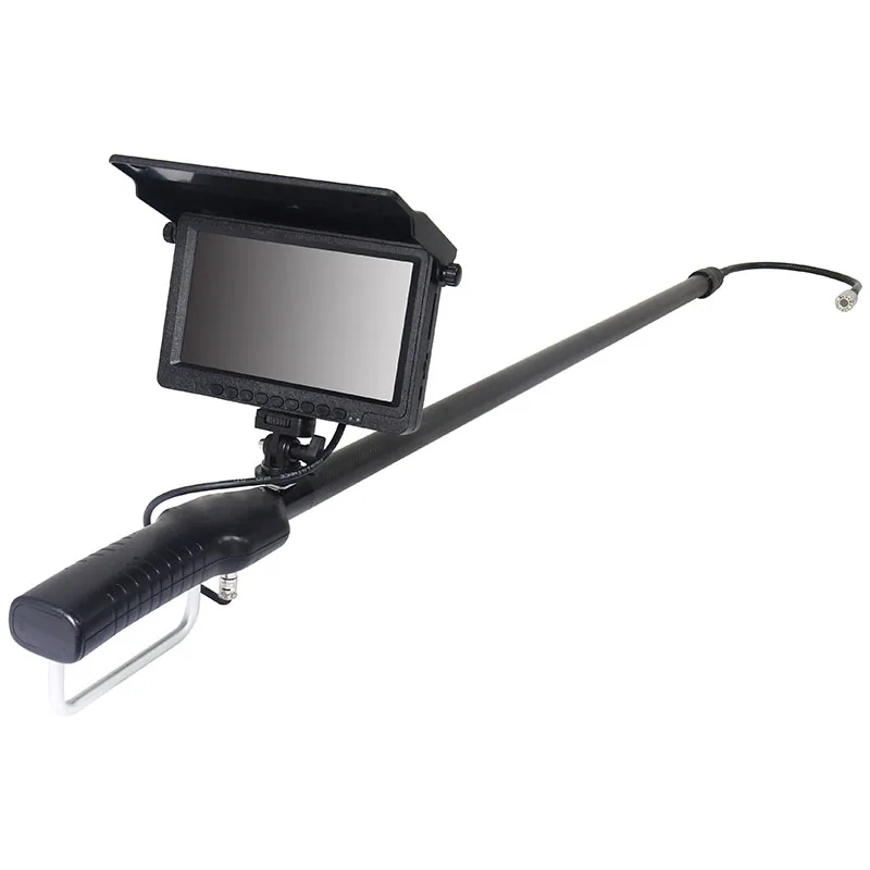 WOPSON Professional Handheld Video CCTV Sewer Drain Camera Inspection Manufacturer Telescopic Pole Inspection Camera 7 Inch CCD