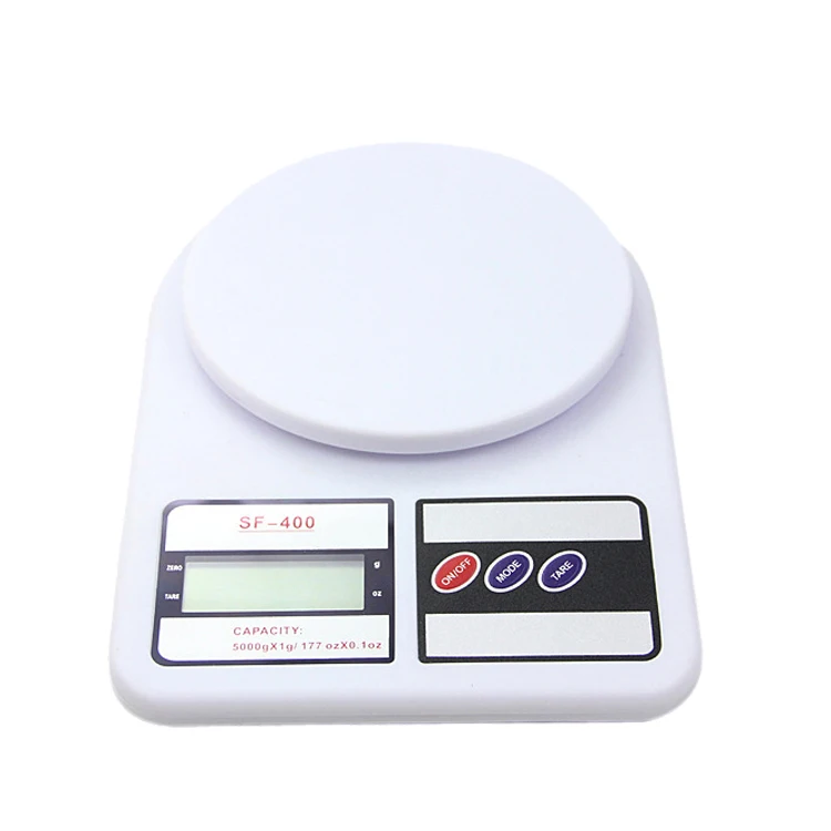 5-10KG The cheapest promotion plastic electronic kitchen balance scale with tray SF400 PT-239