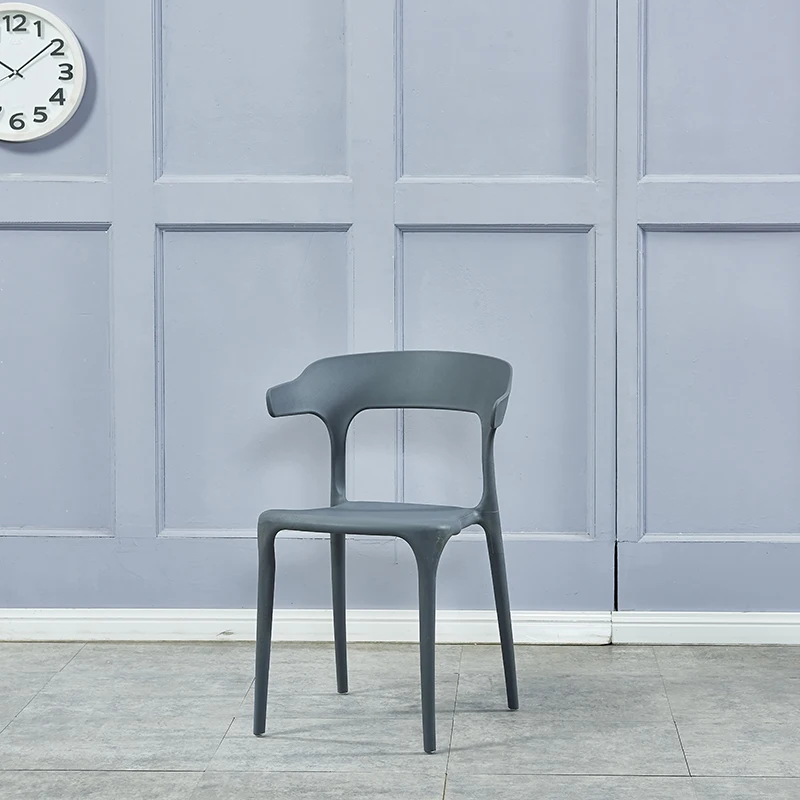 
Stock Hot Sale Outdoor garden event Restaurant Furniture leisure PP armchair cheap Dining Room Stackable Plastic Chair 