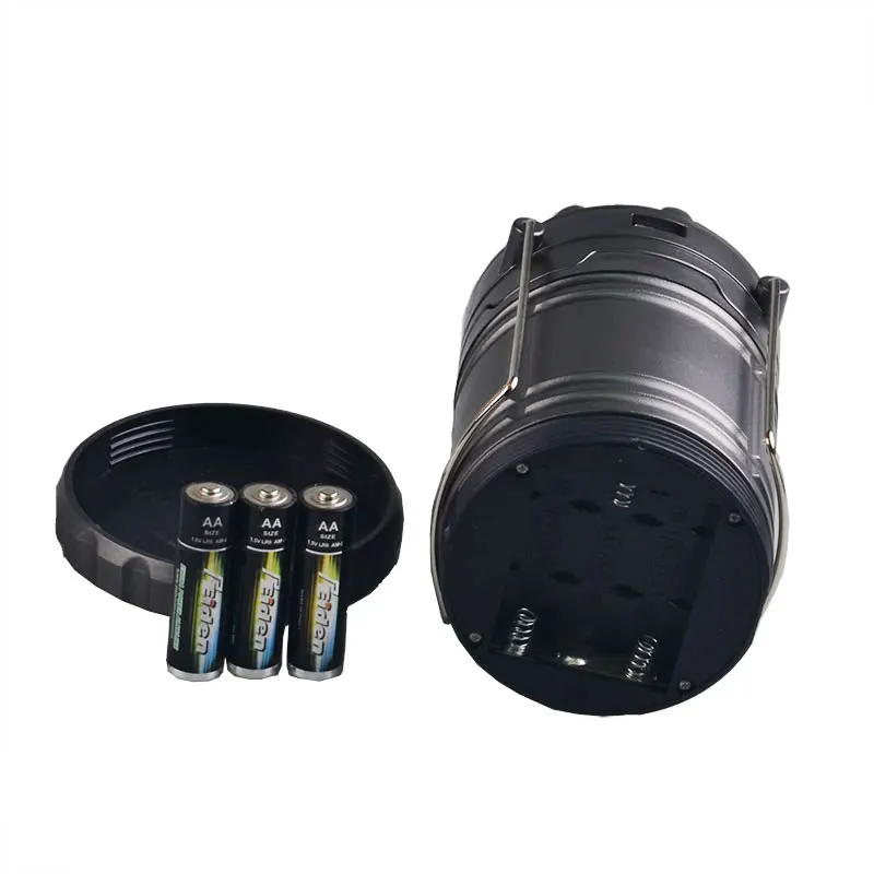 Solar Rechargeable Power LED Super Bright Portable Type-C Charging Collapsible built-in power bank Camping Lights Lamp Lantern