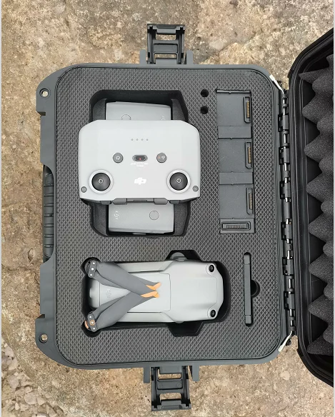 Изготовленный на заказ DJI пластиковый жесткий чехол для дрона PP Чехлы инструментов с пользовательской пеной EVA