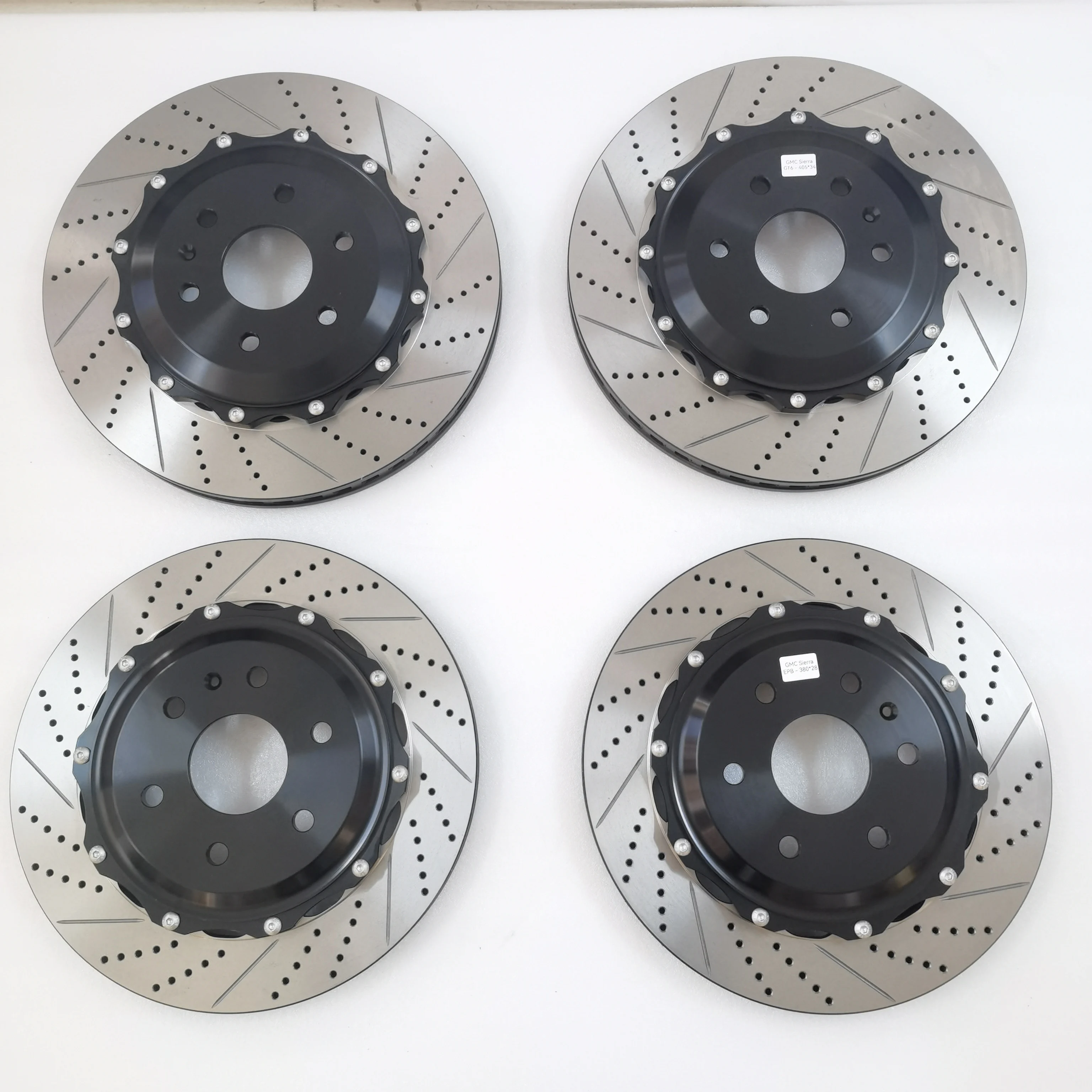 High-Performance Custom Drilled and Slotted Brake Disc Fits for f30 e36 e46 m3 e90 e92 m3 Honda Mazda Audi A4 B9 New Condition