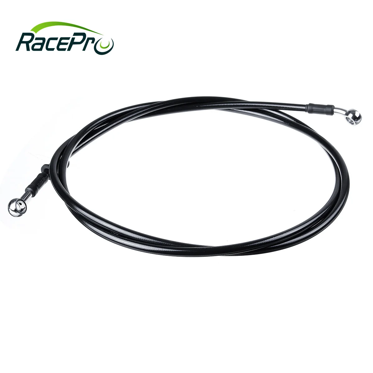 Wholesale 39cm-250cm Universal Motorcycle Braided Brake Clutch Oil Hose Line Pipe Tube Brake Tubing For Harley BMW Honda Yamaha