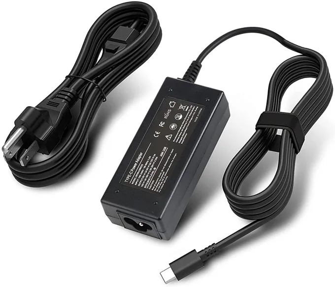 Зарядное устройство от производителя 45 Вт Тип C USB зарядное для ноутбука адаптер питания AC DC