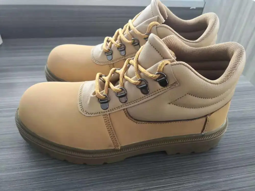 Good Price Oil Resistant Safety Steel Toe Used Black Leather Men Work S3 Safety Shoes Boots