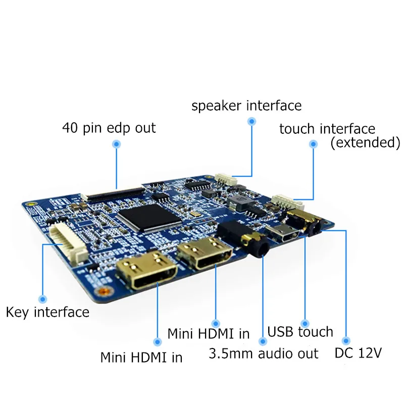 
Factory Customize HDM to EDP Max Support 2K LCD Controller Board for 40 Pin EDP LCD 
