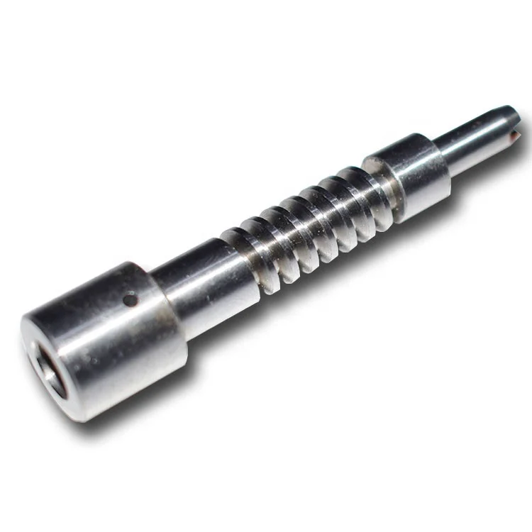 
OEM custom stainless steel worm shaft 