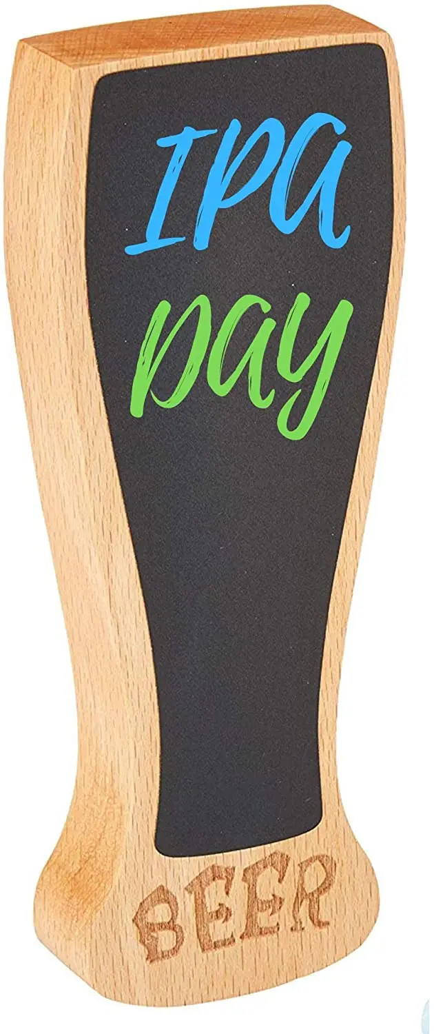 Custom Decorative Taphandles Chalkboard Wood Keg  Beer Tap Handle
