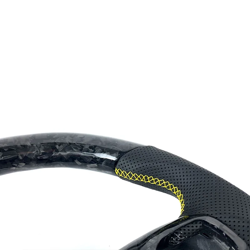 FOR Ford Focus MK3 MK4 2018 2019 2020 2021 Customized Forged Carbon Fiber Automotive Interior Accessories for Steering Wheel