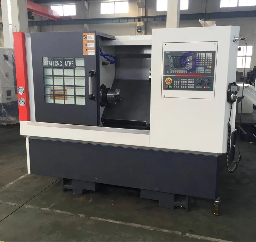 2021 Cnc Lathe Turning Center Slant Bed 10-Inch Hollow Hydraulic Chuck 5axis Cnc Metal cutting Milling Machine Slant Bed Lathe