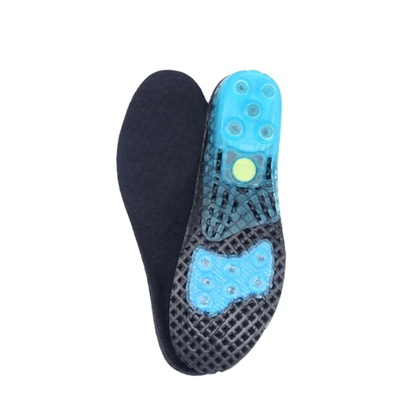Professional custom High elastic sports insoles cushioning spring elastic insoles thickened basketball sports running