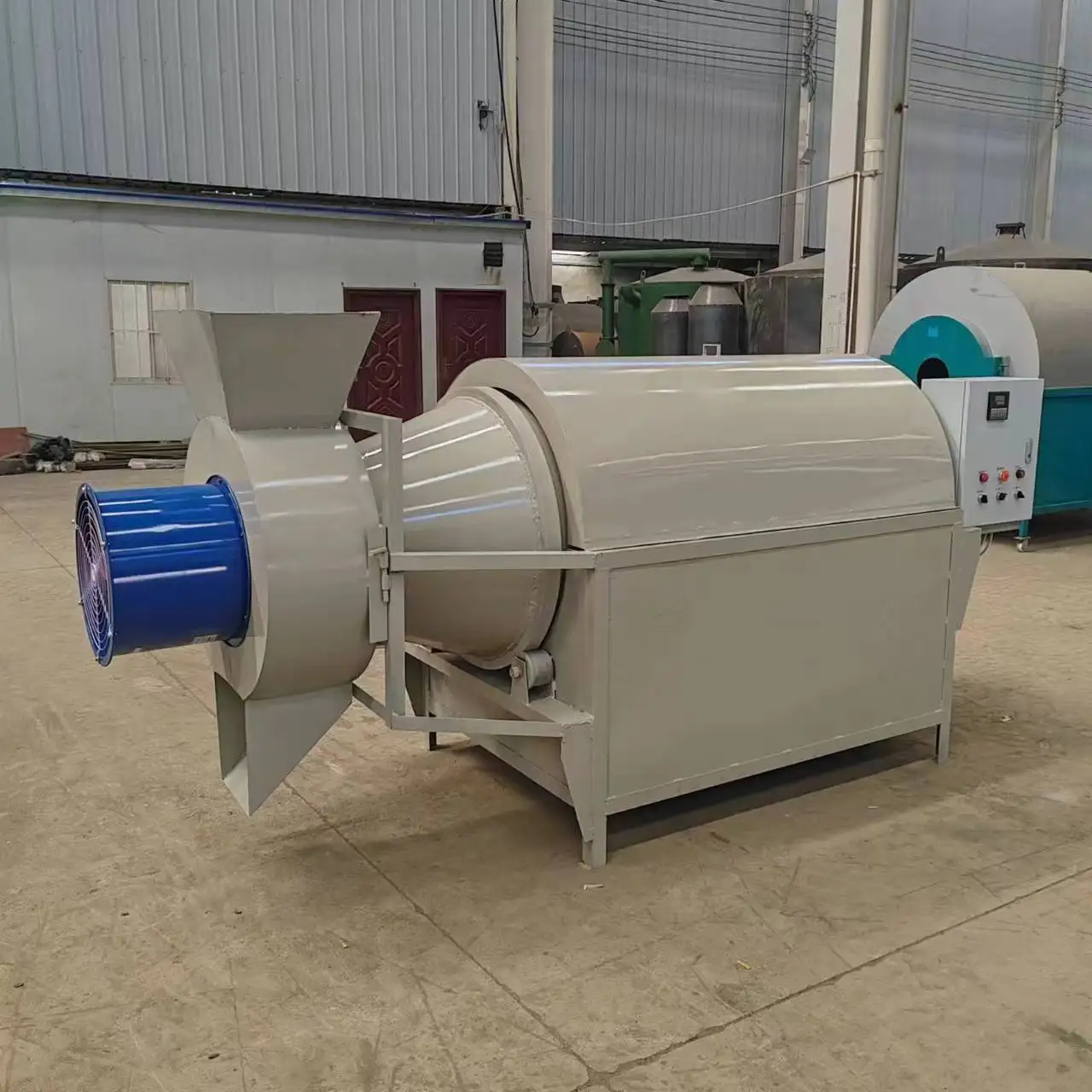 Factory direct sales rotary drum Grain dryer dryer, efficient continuous rotary drum dryer