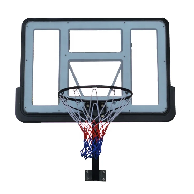 W-100721b Wholesale Custom  Sports Equipment 1 Mini basketball Hoop on wall  44in Basket ball hoop