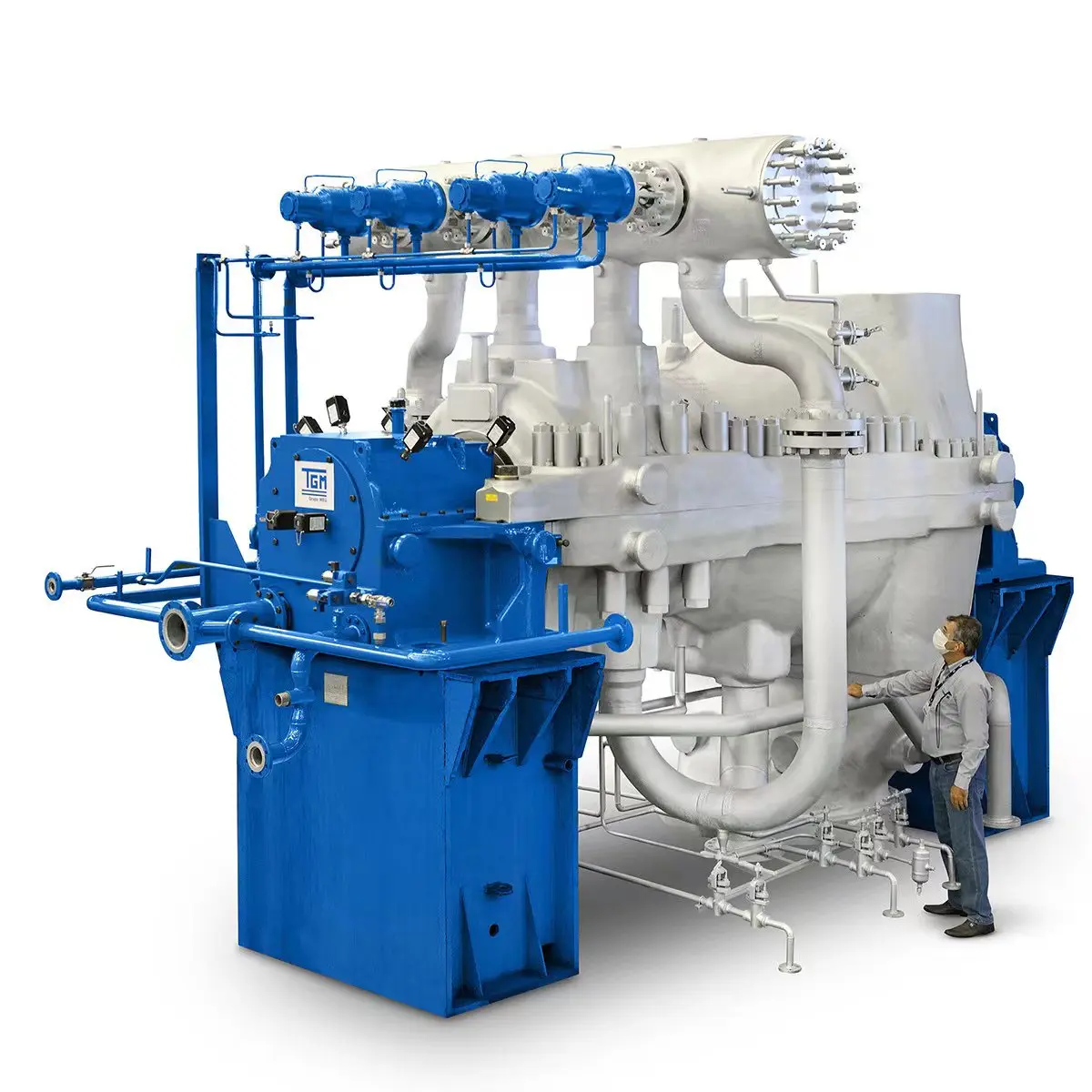 Factory Hot Sale 20kw-200kw Steam Turbine Generator Back Pressure Steam Turbine Power Plant