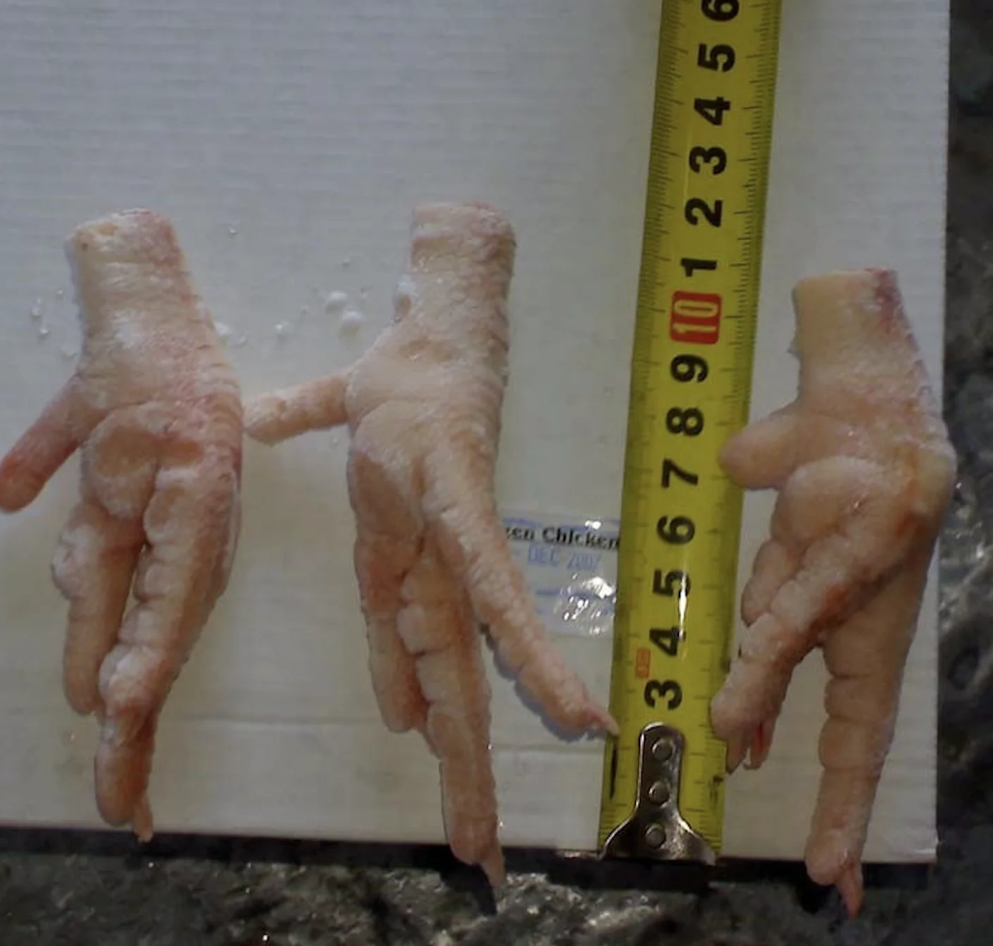 
Delicious Frozen Chicken Feet and Chicken Paws 