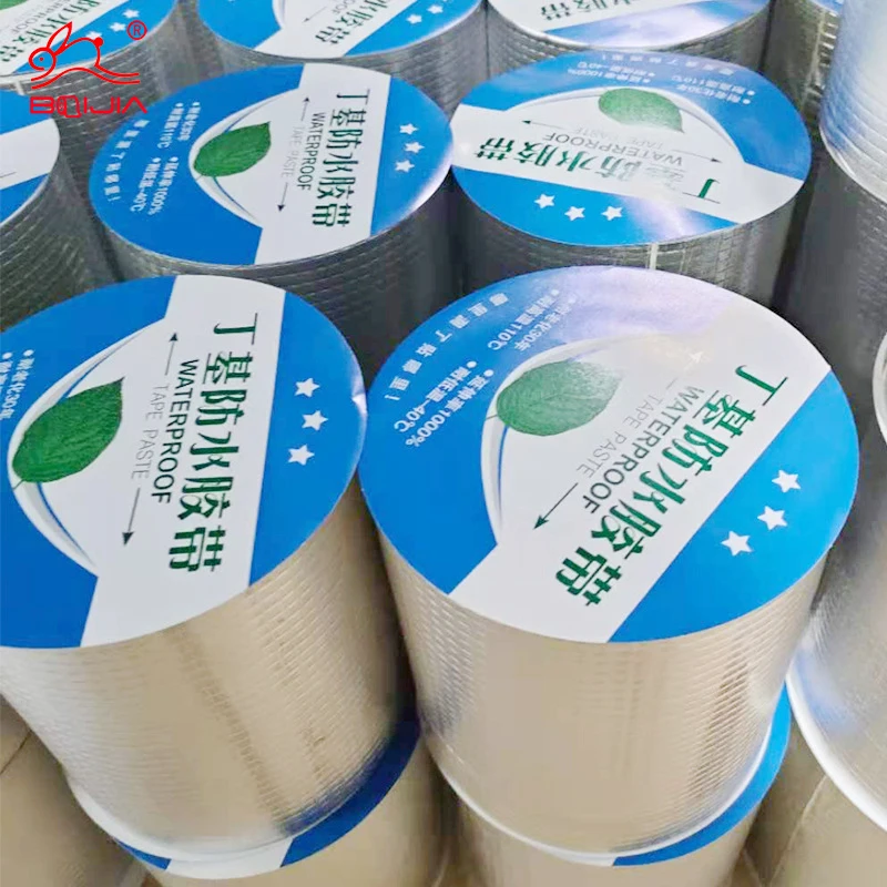 Waterproof leak butyl duct tape waterproof high temperature solar panel 4 inches butyl tape