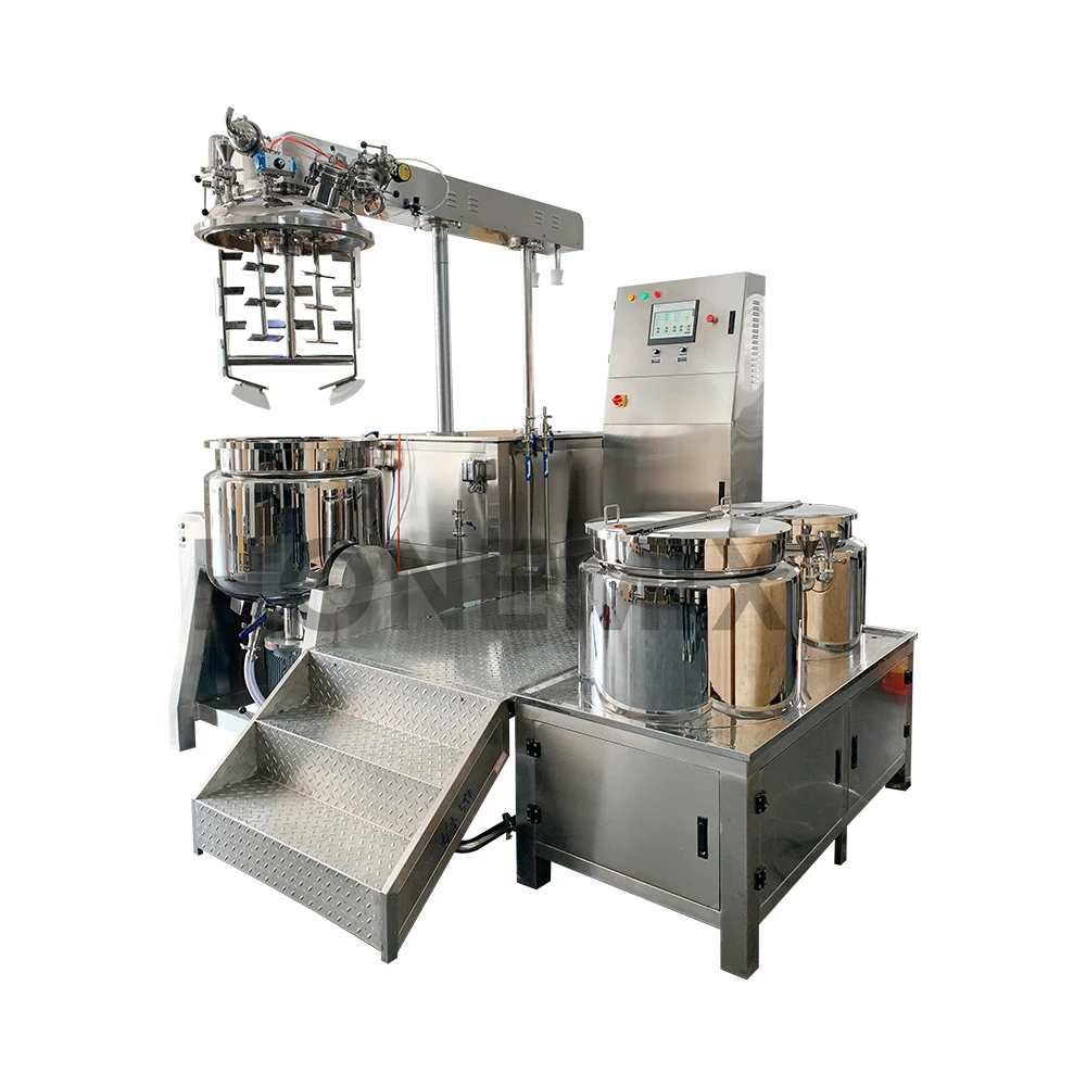 Hone Liquid Lotion Cream Mixer  Hand Sanitizer Gel Wax Oil  Vacuum Emulsifying Mixing Cosmetic Homogenizing  Mixer