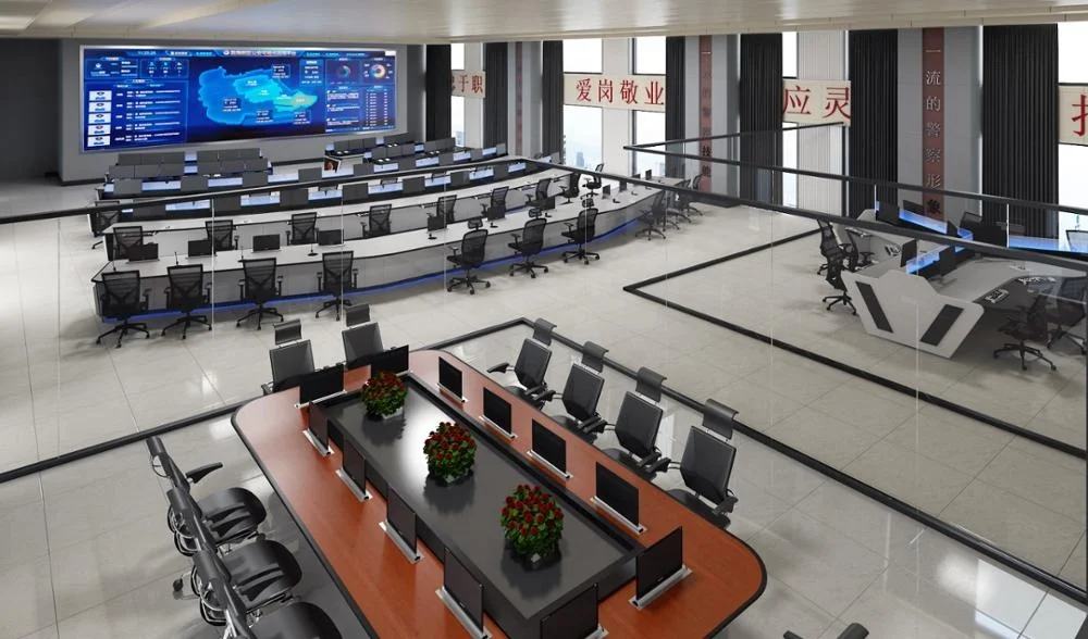 kesino integrated intelligent console ergonomic command center furniture Air Traffic Control System Control Table Factory