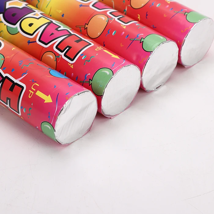 Handheld Compressed Confetti Shooter Party Popper Tube Cannon