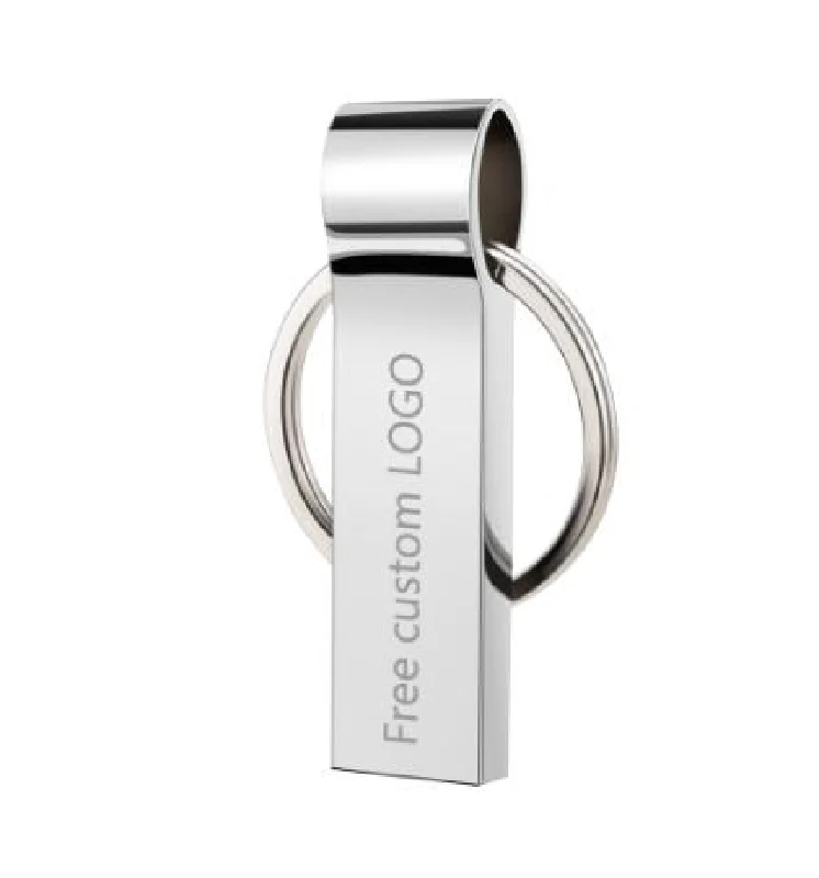 Cheap Custom Logo Gifts Metal Mini Usb Flash Drive Usb2.0 3.0 Memory Stick with Key Chain for Promos Office Gift