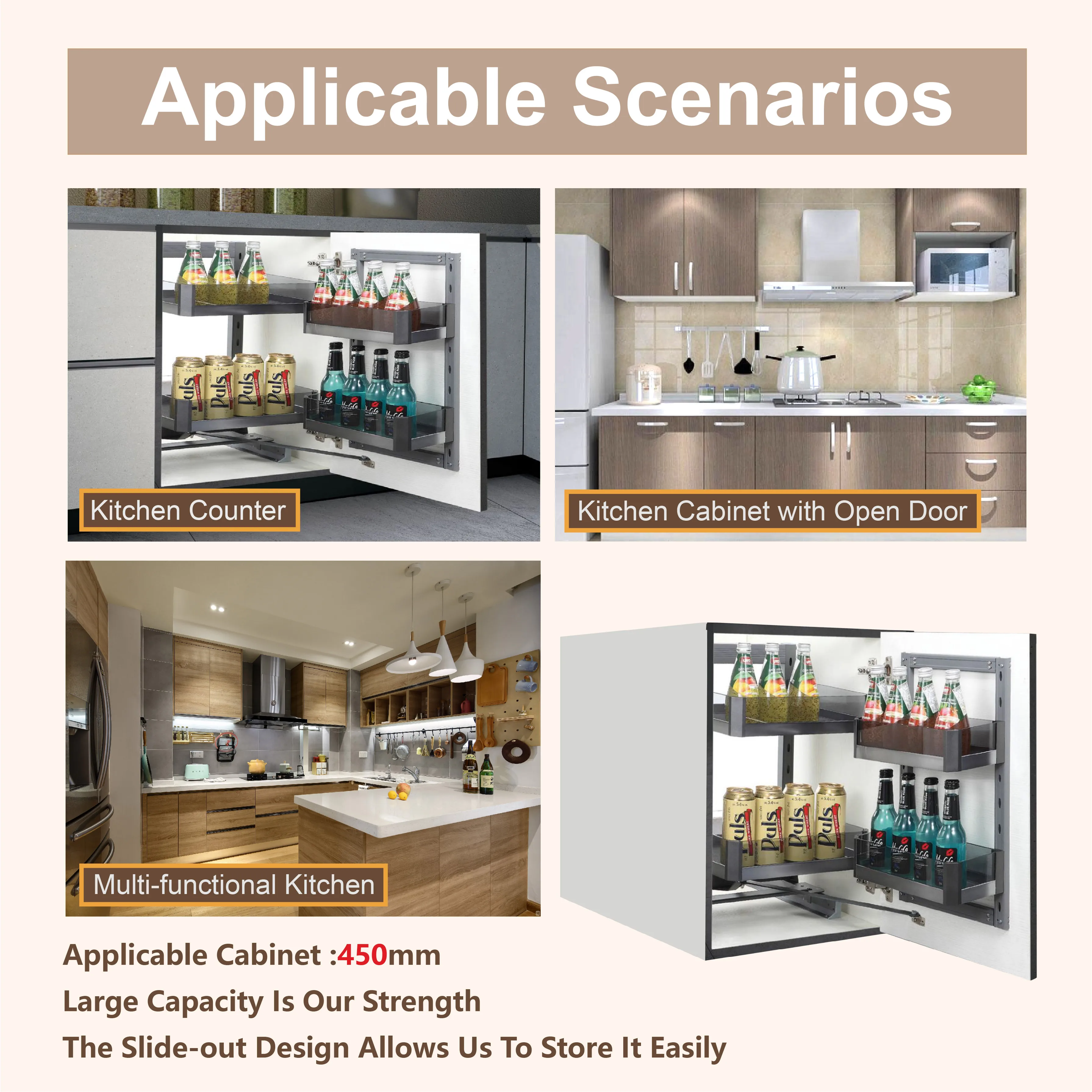 Kitchen Cabinets Accessories Small Drawer Slidesslim Tandem Pull Basket Corner Storage Mini Glass Pantry Unit