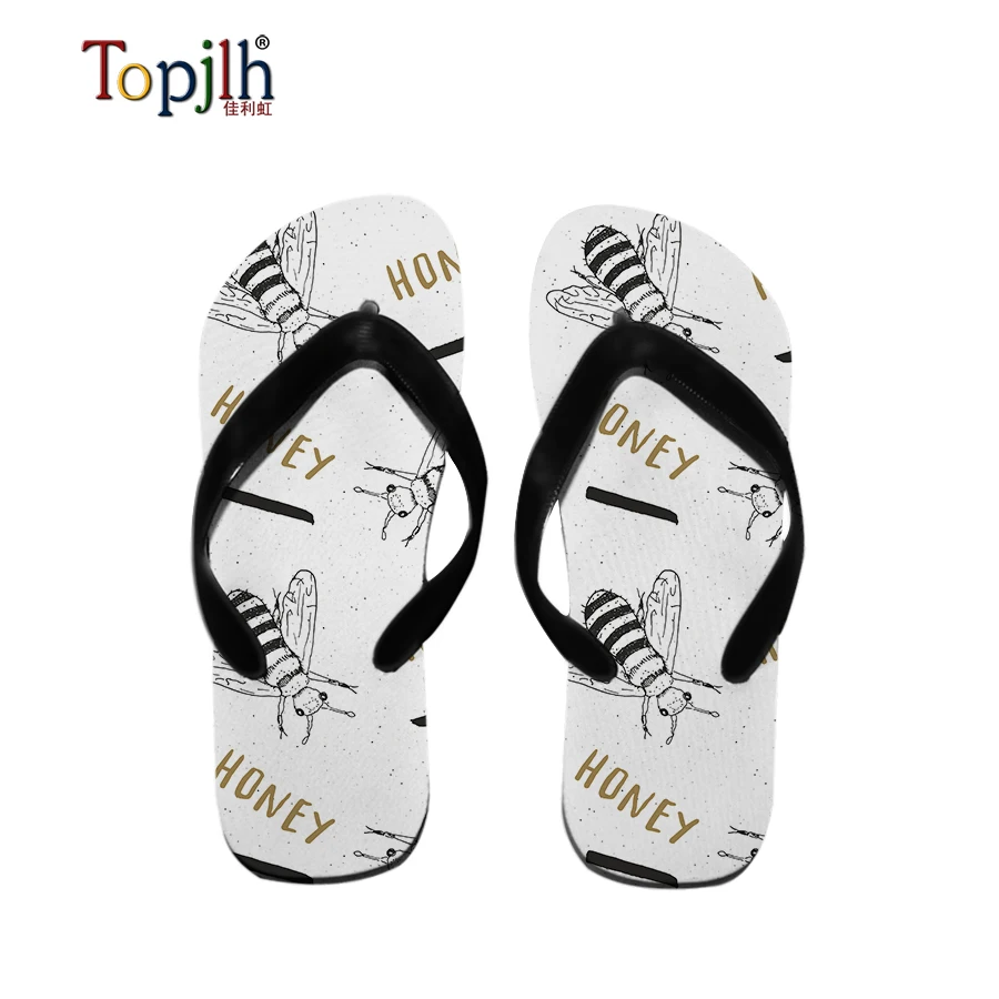 Topjlh Sublimation Wholesale Diy Printed Unisex Slipper Flip-Flops Fashion Slippers Blank Sublimation Flip Flops