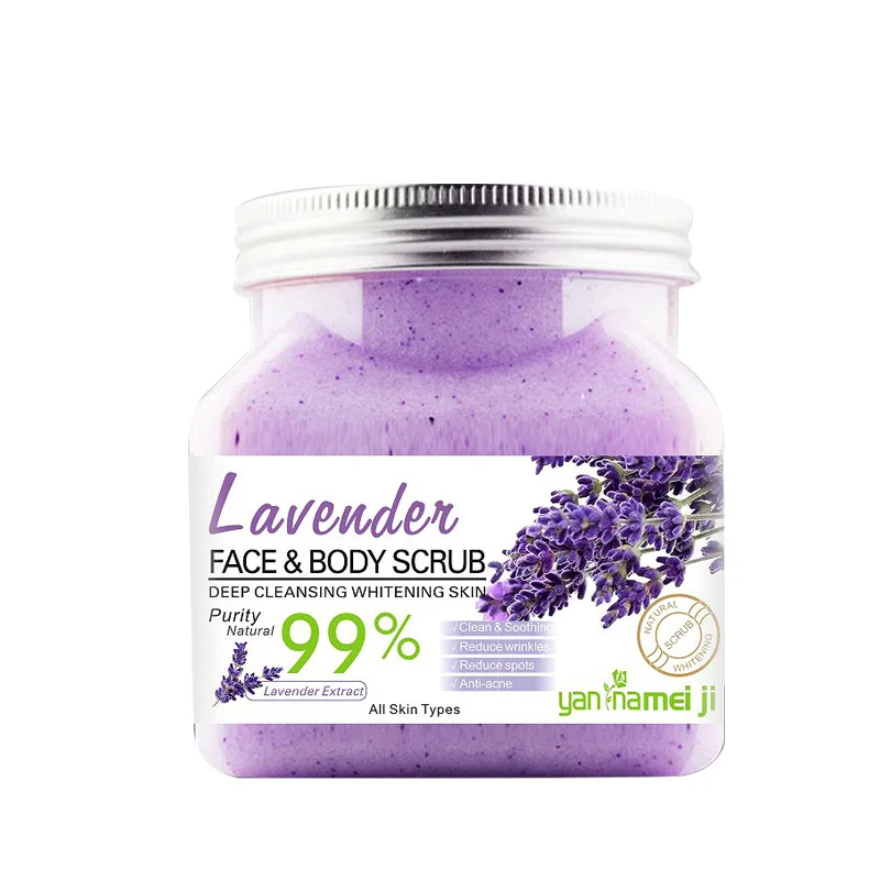 Avocado scrub bath salt body exfoliating dead skin chicken skin deep cleaning rubbing mud treasure 500g