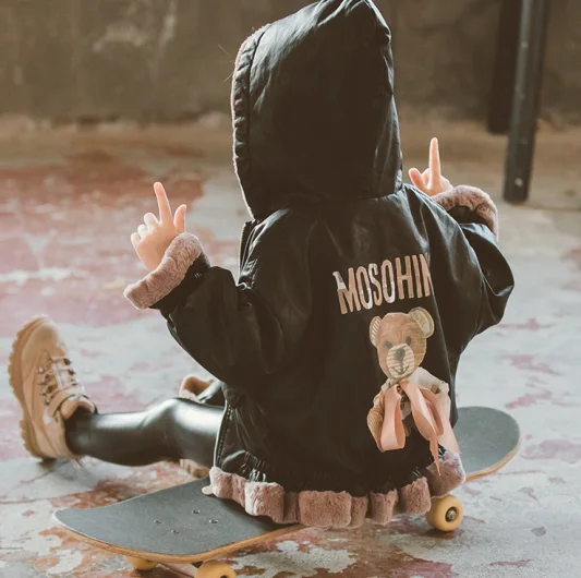 
Fashion Girl Winter Jacket For Children Clothing Winter Clothes Kids Winter Coat 