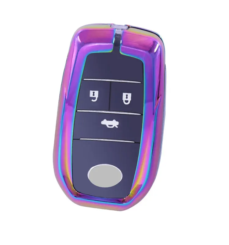 zinc alloy car remote key enclosure for toyota car, such as corolla, crown, rizi, camry