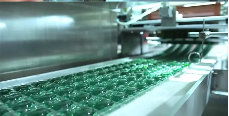 Multi Shapes Laundry Pods Filling Packing Machine Detergent Beads Filler Machine for the Production Detergent Gel Capsules Pod