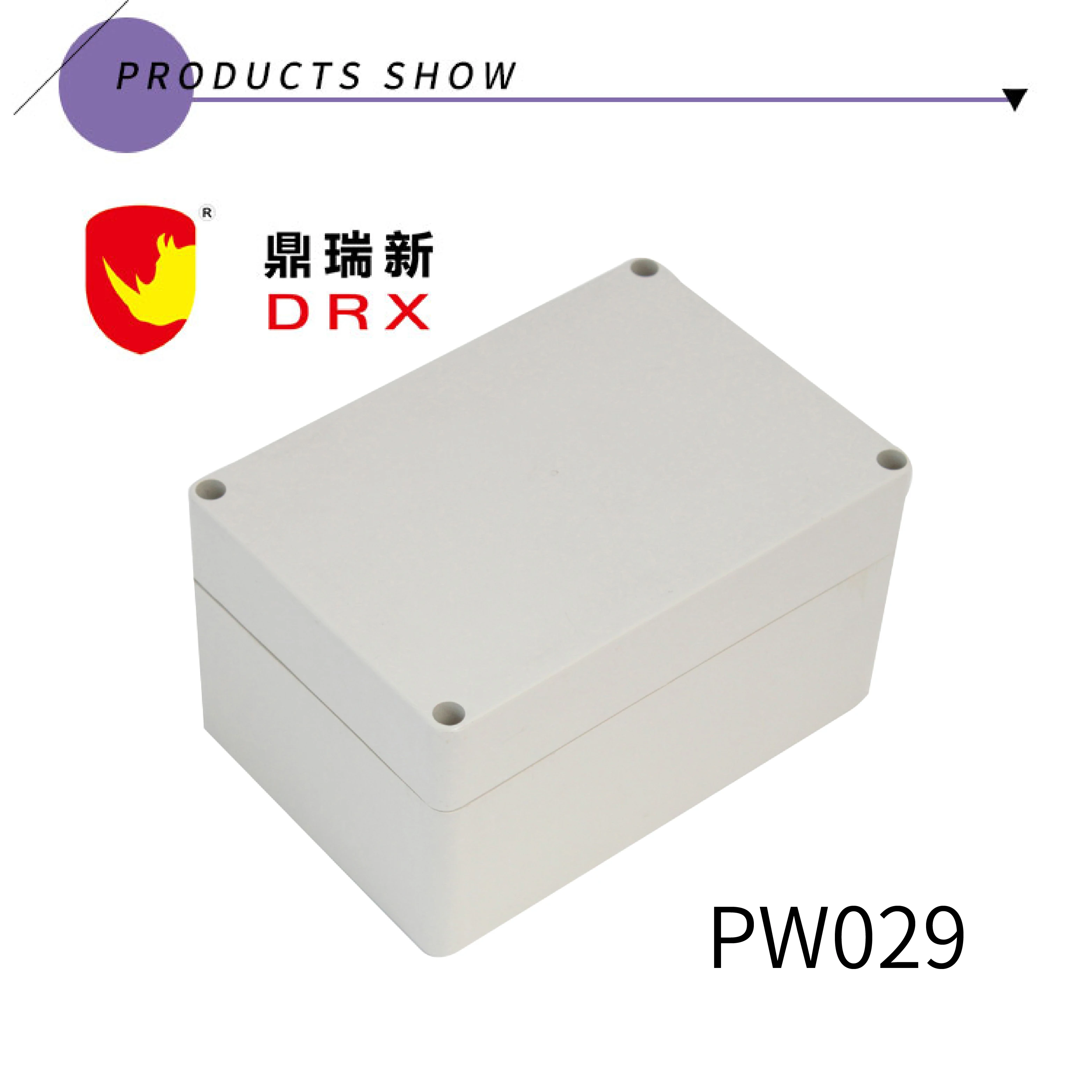 Solar Combiner Box Wall Mount Enclosure PW029 160 * 110 * 90 mm Handheld  Plastic Enclosure For Power Supply