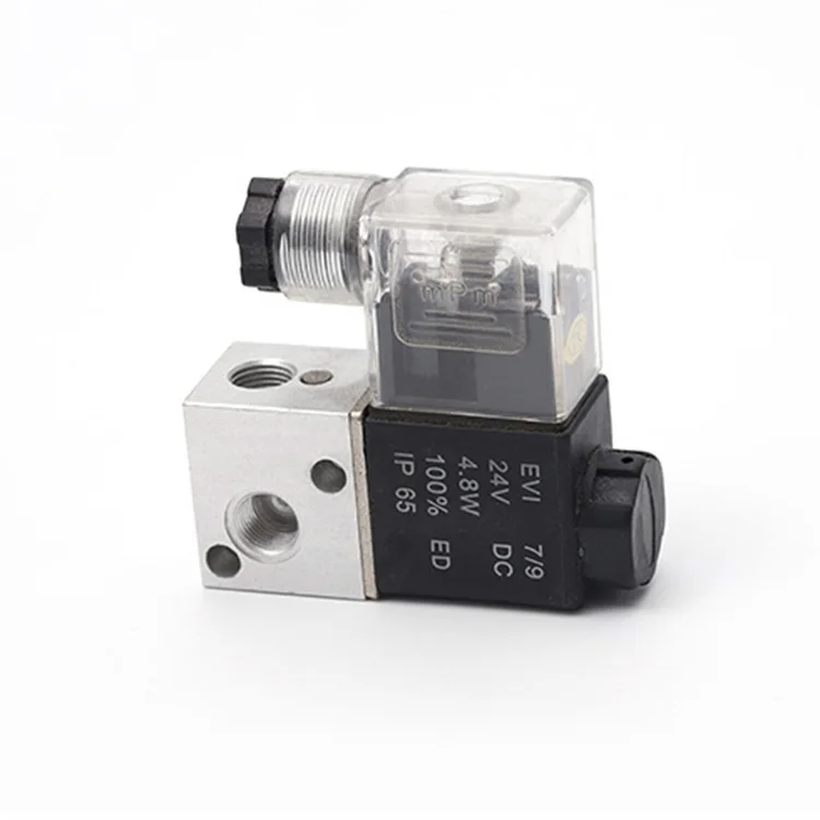 
3V1-06 series direct drive type two positions three ways solenoid valve 