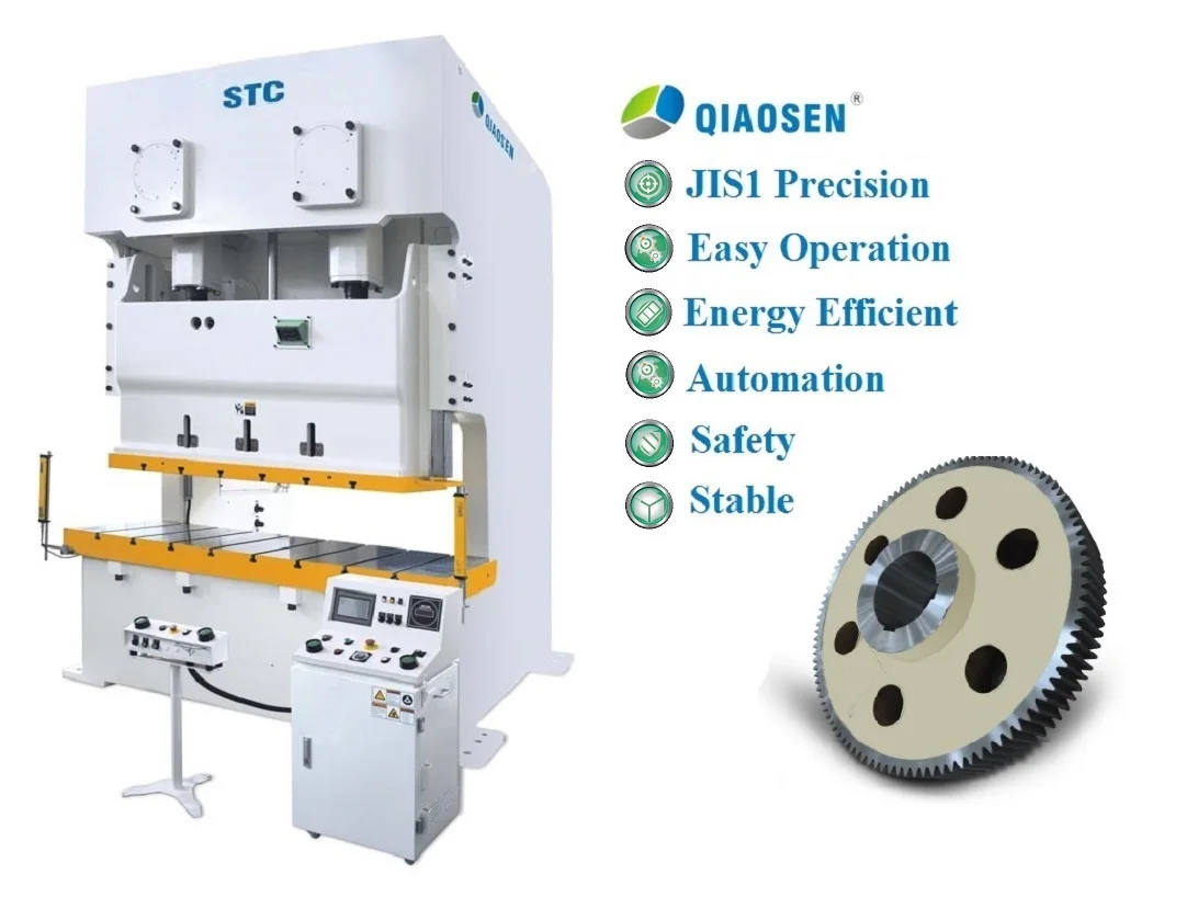 C Frame Double Crank Metal Punching And Cutting Press 80t 110t 160t 200t 250t 315t Stamping Machine For Metal Sheet